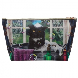 Duża Kosmetyczka Kot w Kąpieli - Bath Time by Lisa Parker